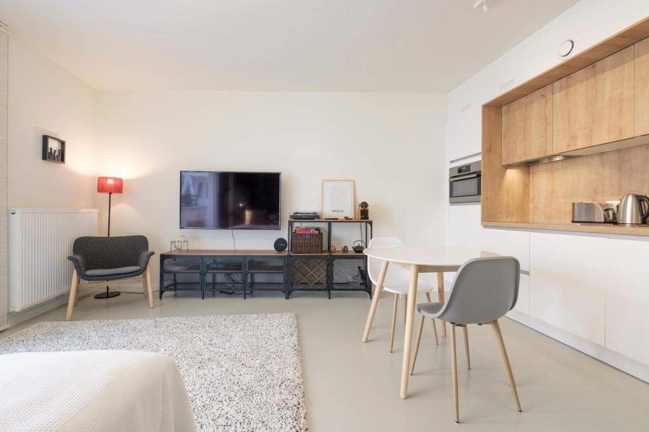 Appartamento Mini Loft With Terrace Bruxelles Esterno foto