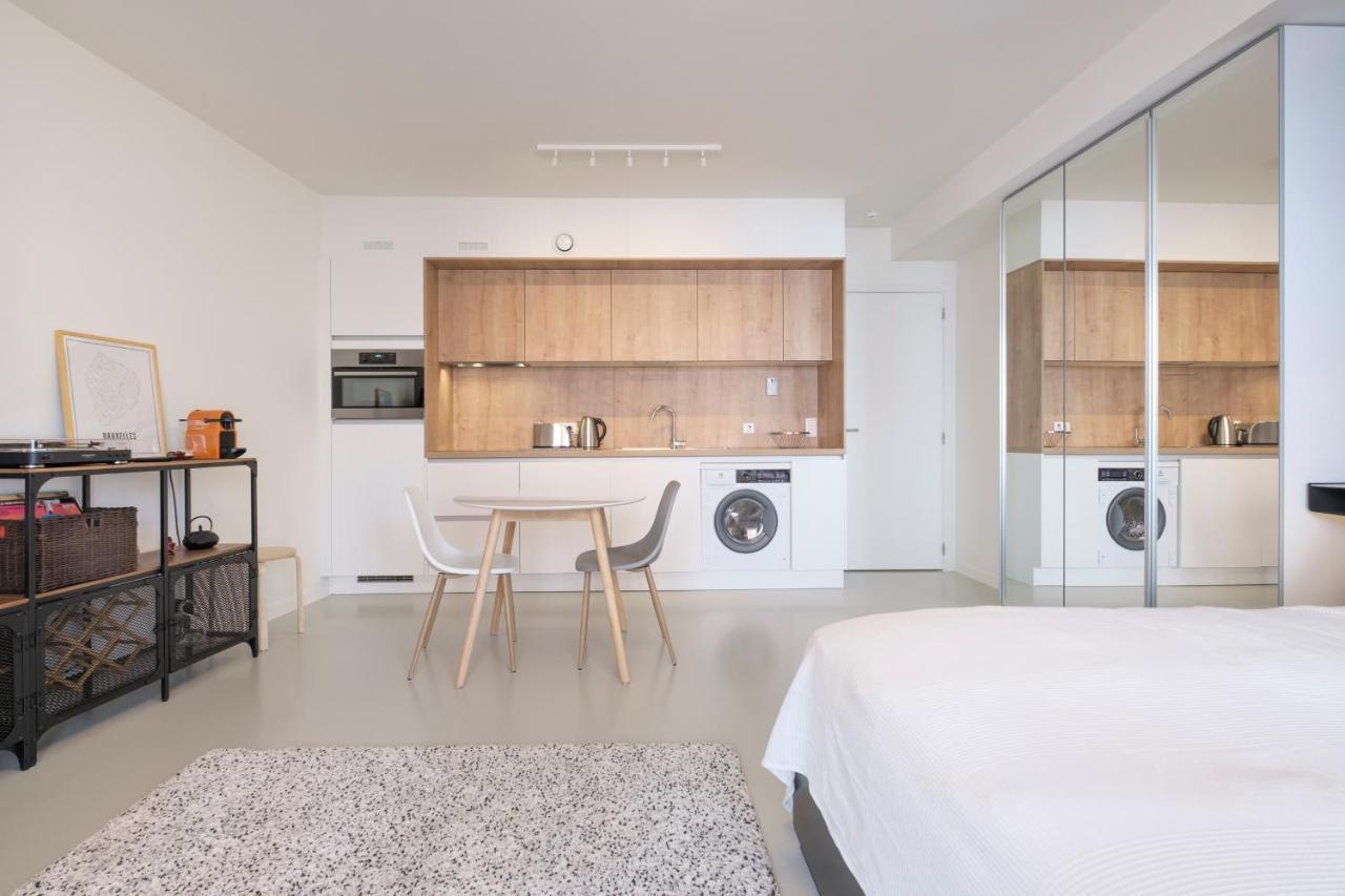 Appartamento Mini Loft With Terrace Bruxelles Esterno foto